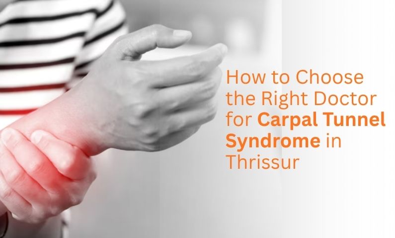 Person holding their wrist in pain, indicating carpal tunnel syndrome symptoms.