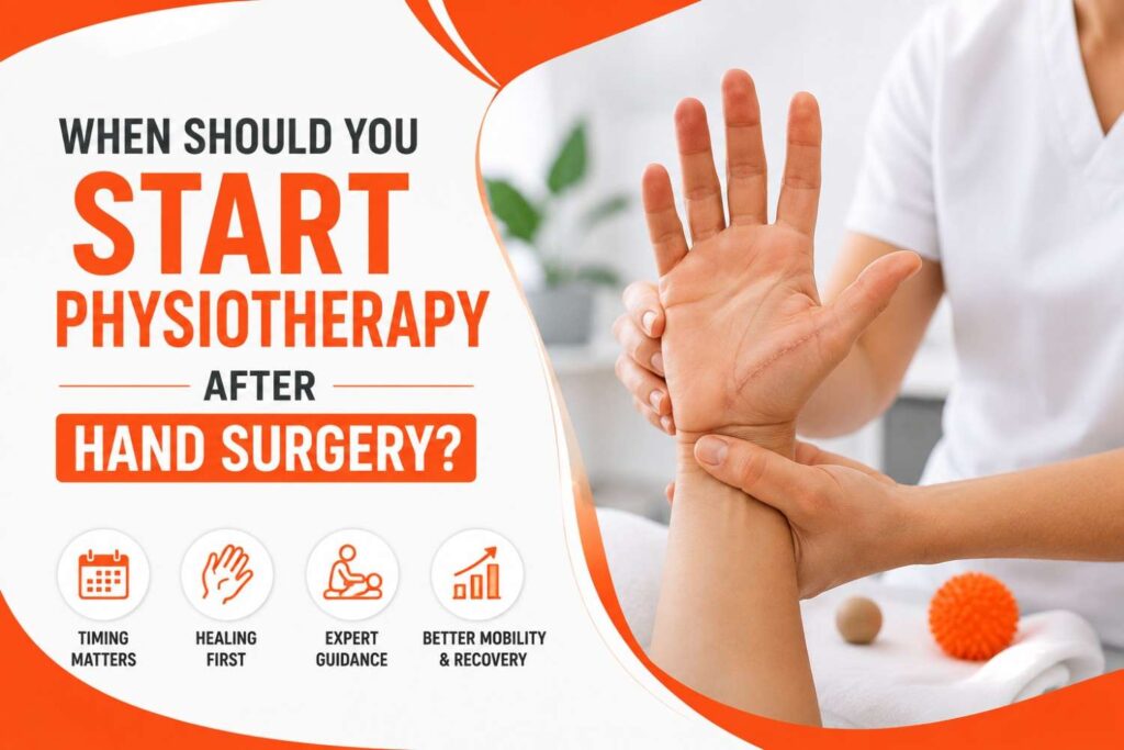 WHEN SHOULD YOU START PHYSIOTHERAPY AFTER HAND SURGERY?