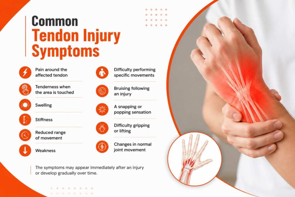 Common Tendon Injury Symptoms