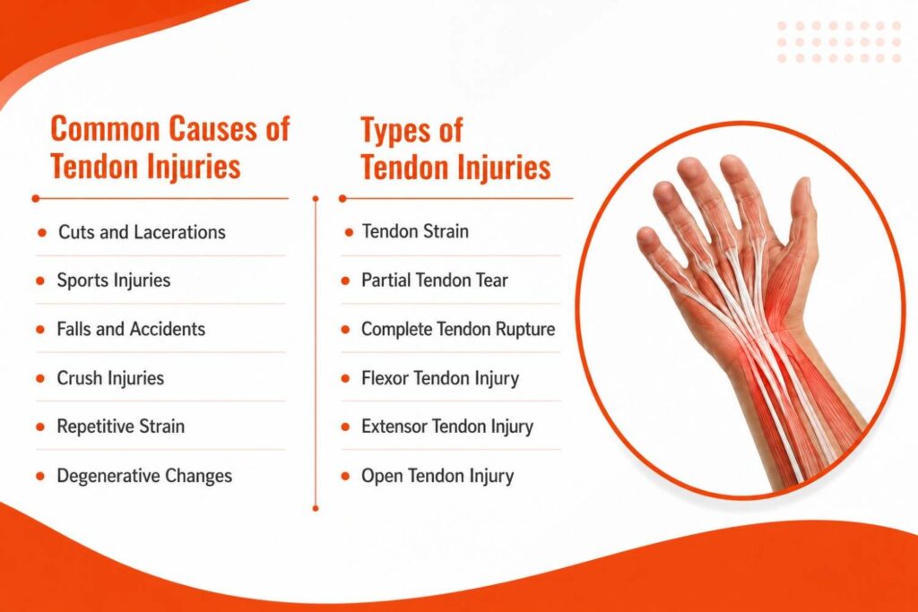 Common Causes and Types of Tendon Injuries
